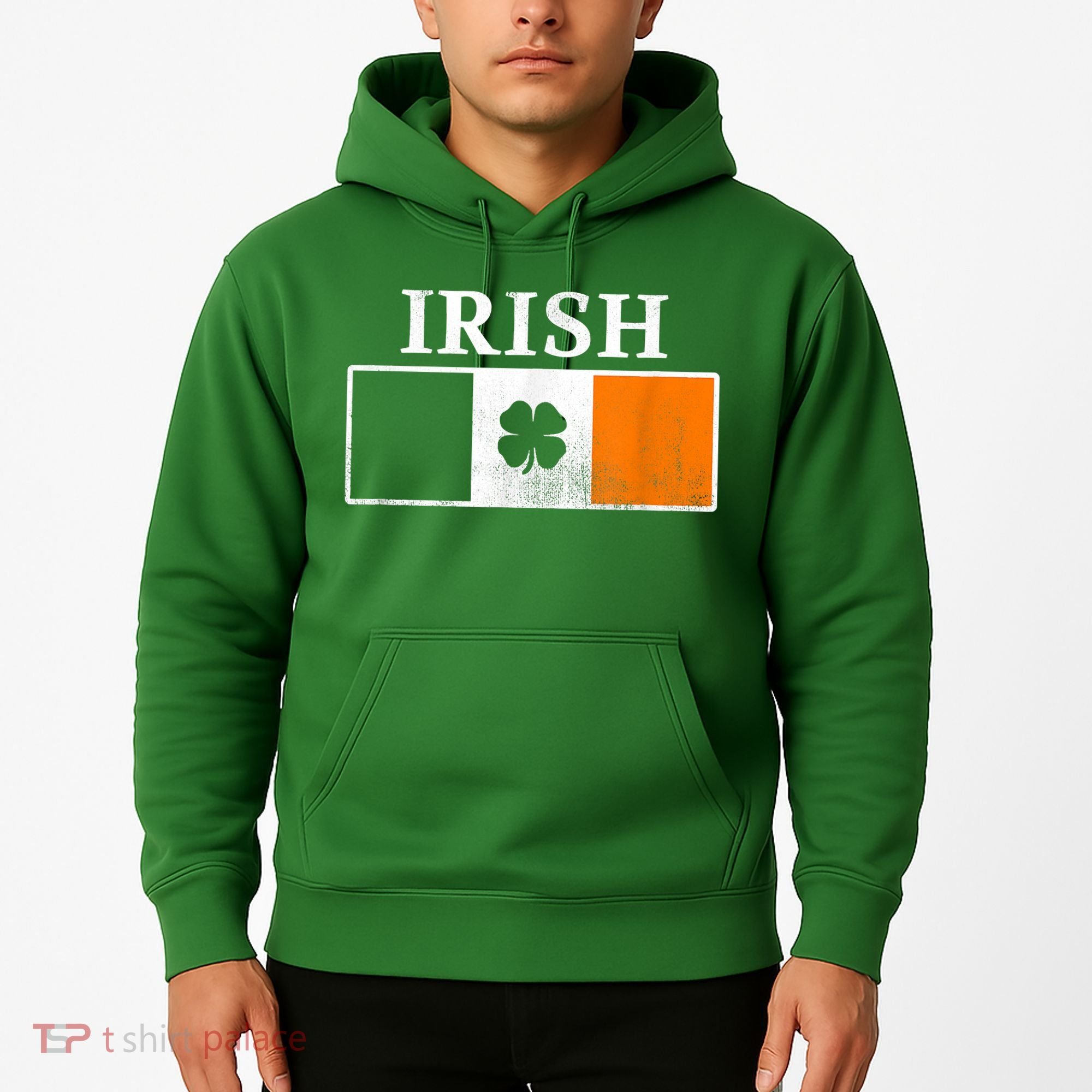 Ireland Shamrock Irish Flag St Patty's Day Hoodie