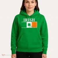 Ireland Shamrock Irish Flag St Patty's Day Hoodie thumb 5