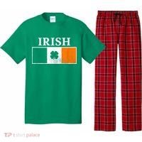 Ireland Shamrock Irish Flag St Patty's Day Pajama Set thumb 0