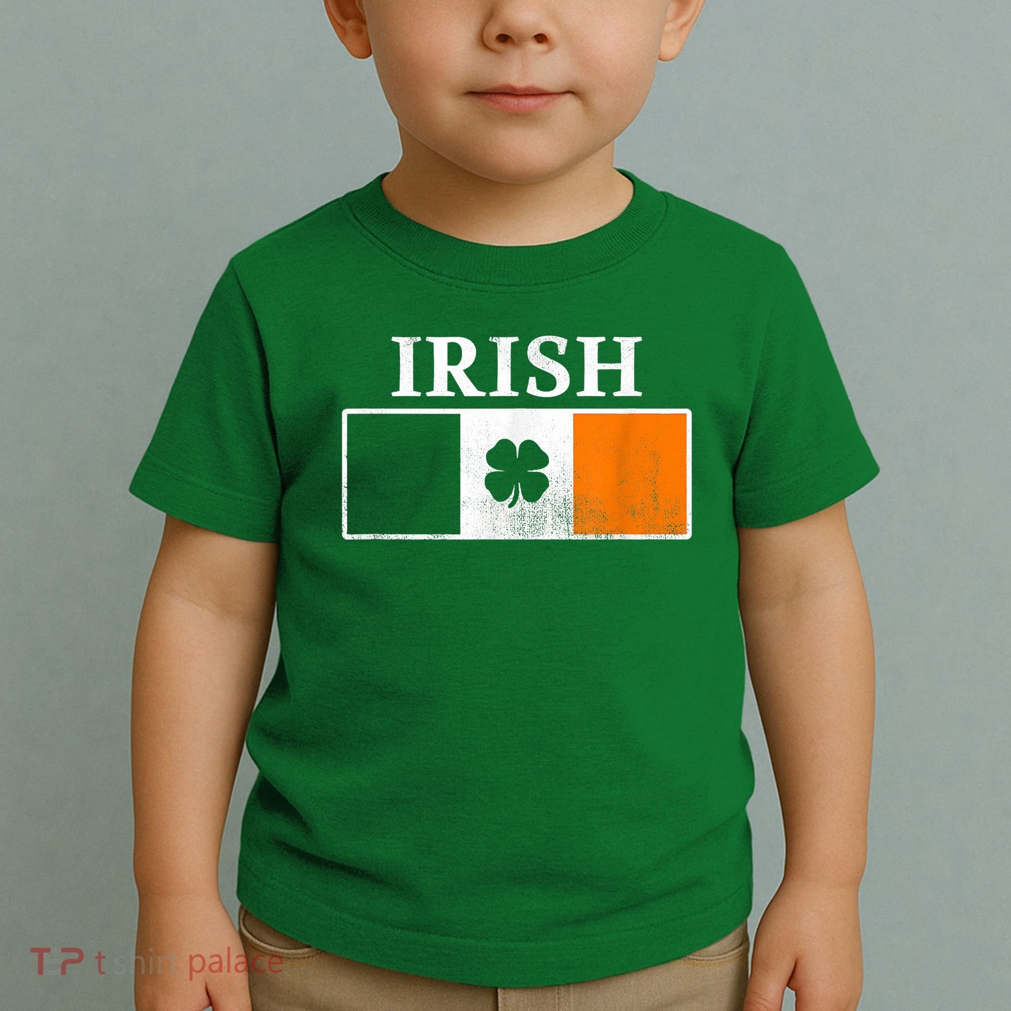 Ireland Shamrock Irish Flag St Patty's Day Toddler T-Shirt