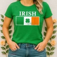 Ireland Shamrock Irish Flag St Patty's Day Women's T-Shirt thumb 2
