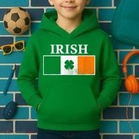 Ireland Shamrock Irish Flag St Patty's Day Kids Hoodie thumb 2