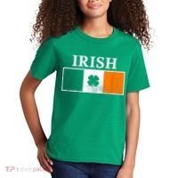 Ireland Shamrock Irish Flag St Patty's Day Kids T-Shirt thumb 2