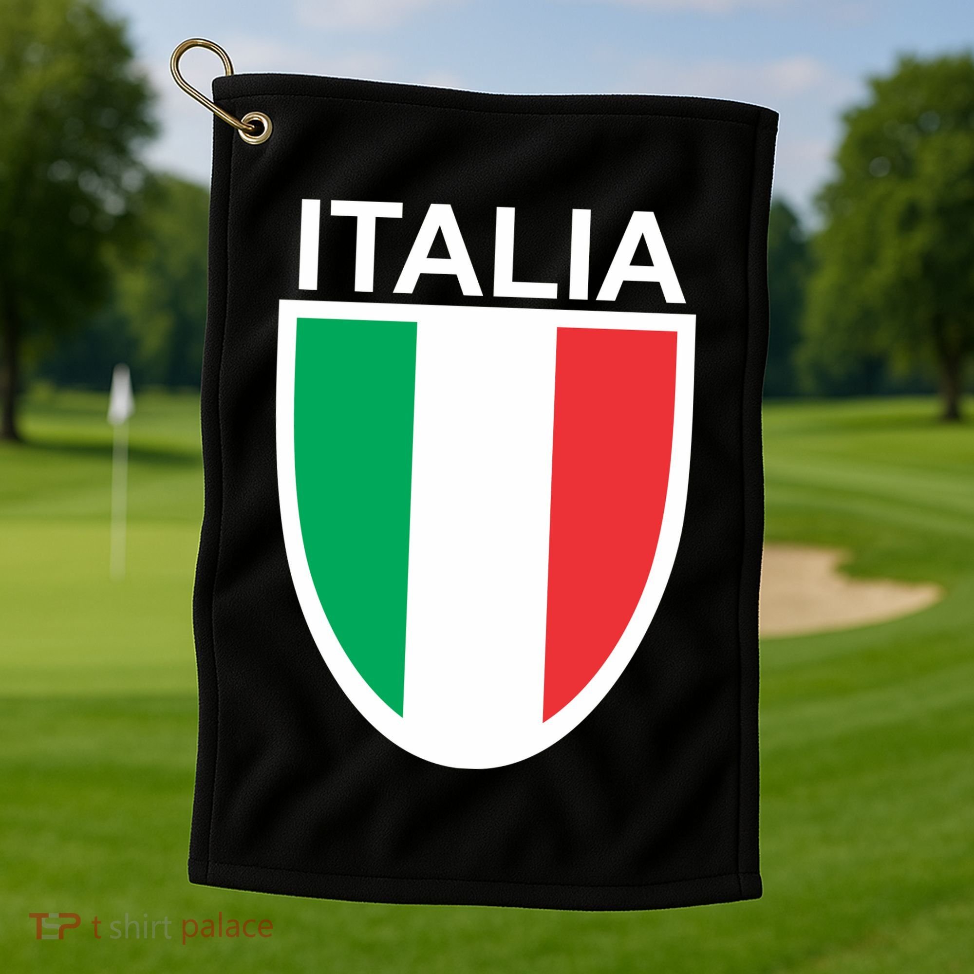 Italia Soccer Golf Towel