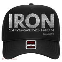 Iron Sharpens Iron Funny Gift Hat thumb 0