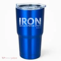 Iron Sharpens Iron Funny Gift Tumbler thumb 0