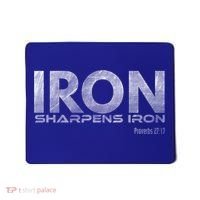 Iron Sharpens Iron Funny Gift Mousepad thumb 0