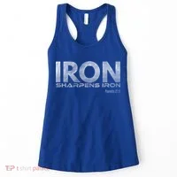 Iron Sharpens Iron Funny Gift Women's Tank Top thumb 0