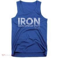 Iron Sharpens Iron Funny Gift Tank Top thumb 0