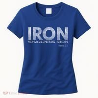 Iron Sharpens Iron Funny Gift Women's T-Shirt thumb 0