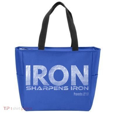 Iron Sharpens Iron Funny Gift Tote Bag