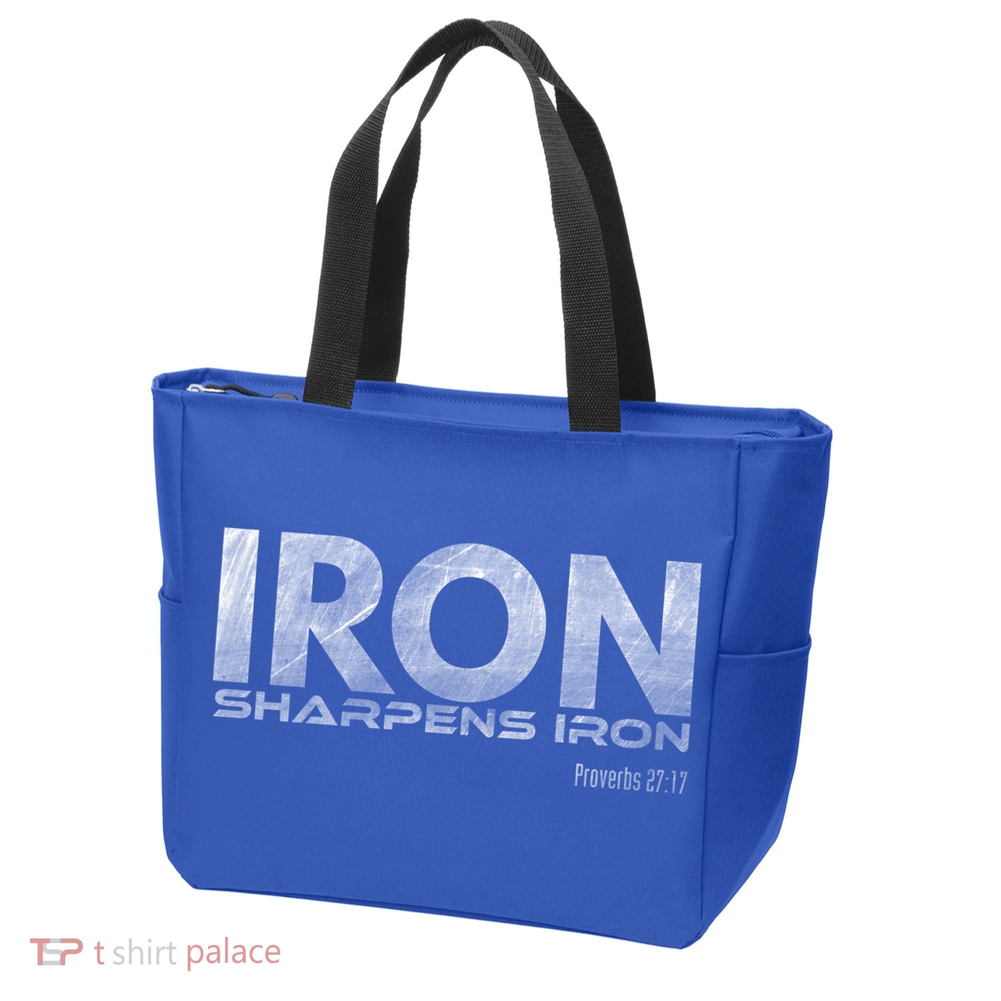 Iron Sharpens Iron Funny Gift Tote Bag