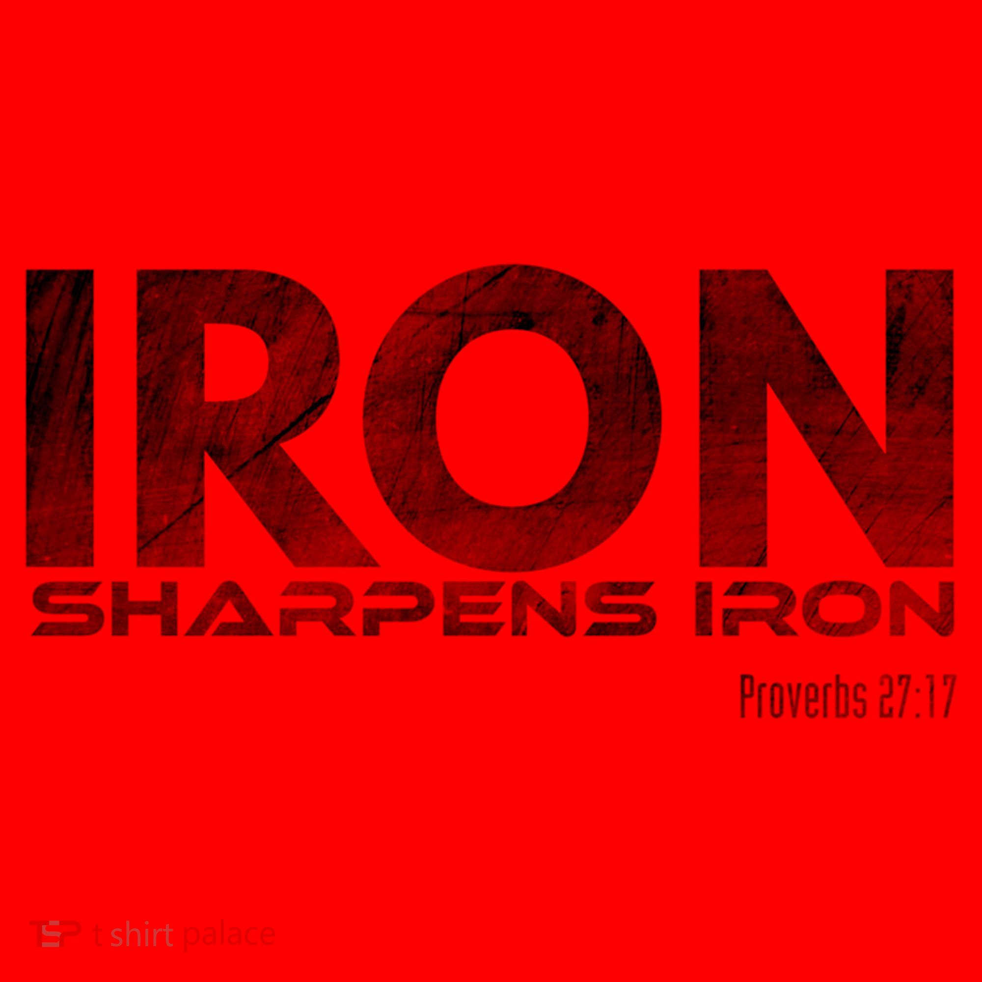 Iron Sharpens Iron Funny Gift Santa Hat