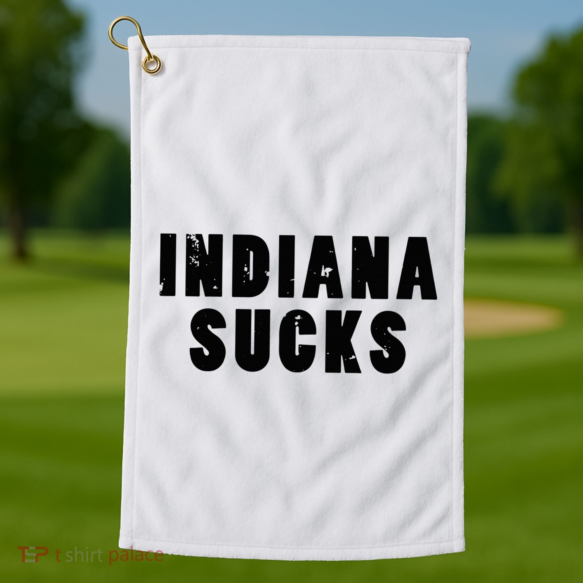 Indiana Sucks Golf Towel