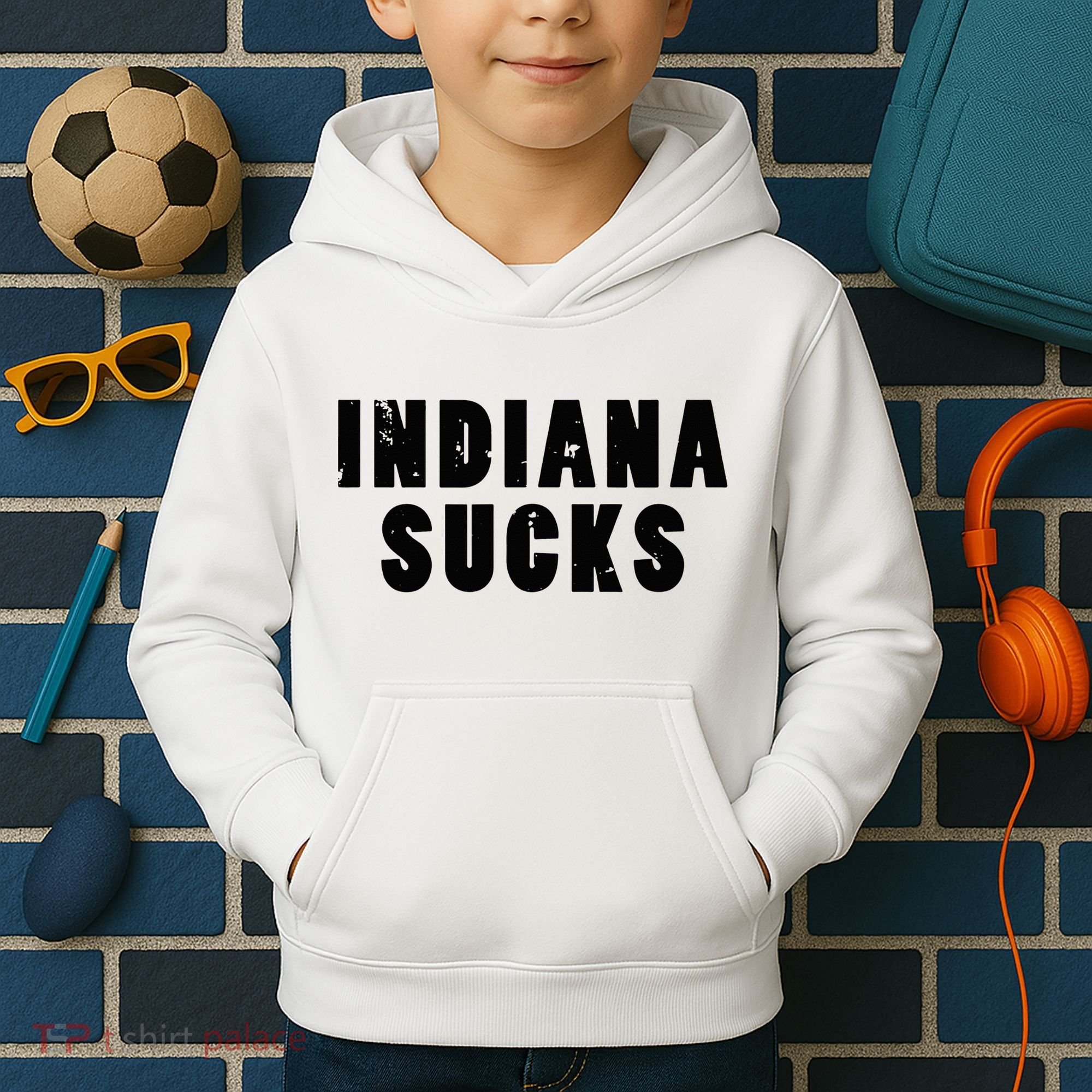 Indiana Sucks Kids Hoodie