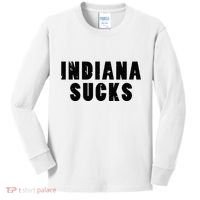 Indiana Sucks Kids Long Sleeve Shirt thumb 0
