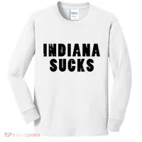 Indiana Sucks Kids Long Sleeve Shirt thumb 0