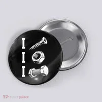 I Screw I Nut I Bolt Funny Mechanic Button thumb 0