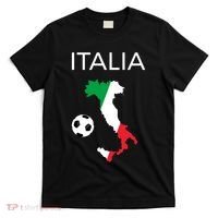 Italy Soccer Italia Forza Azzurri Italian Flag Long Sleeve T-Shirt thumb 0