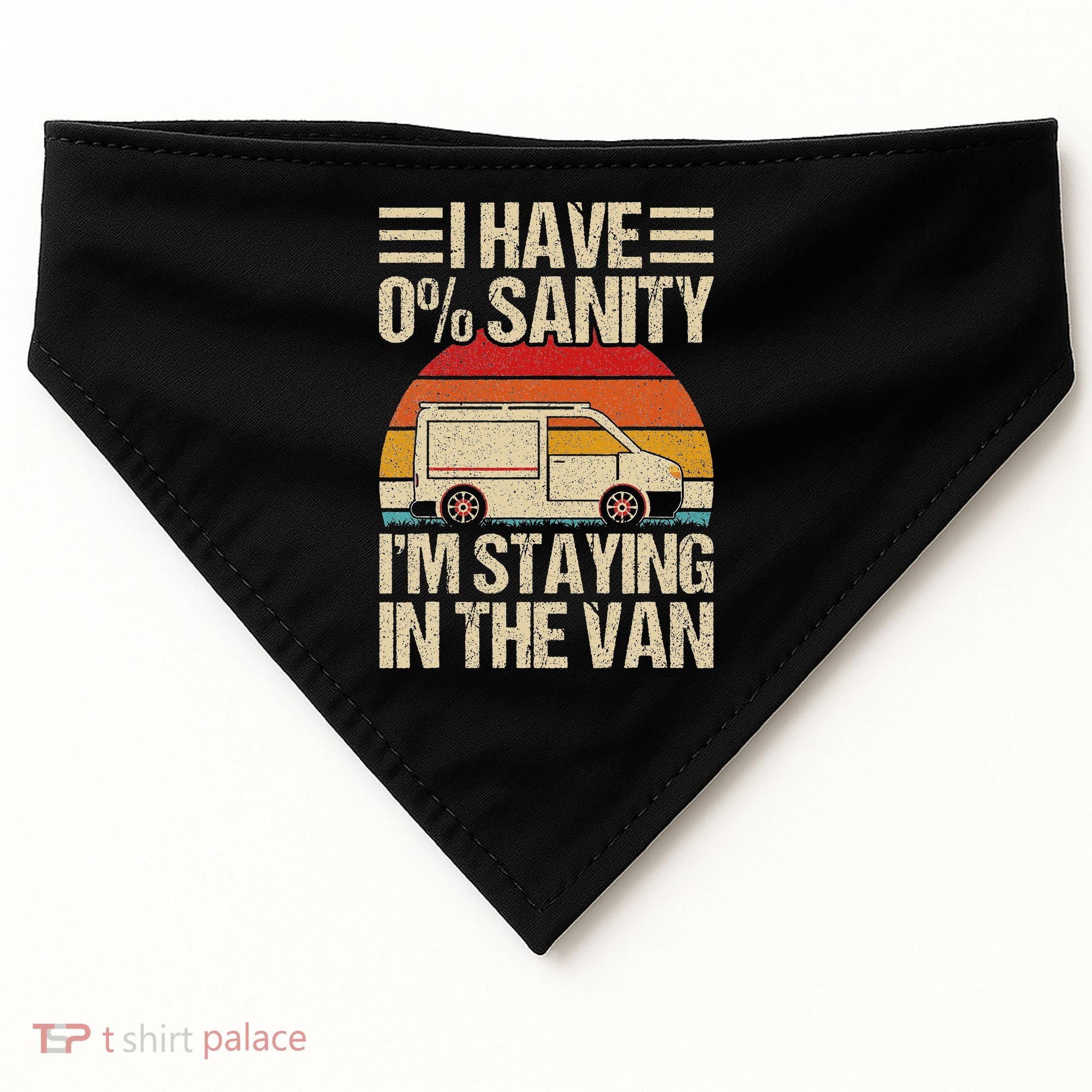 IM Staying In Tha Van Phasmophobia USA-Made Doggie Bandana