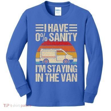 IM Staying In Tha Van Phasmophobia Kids Long Sleeve Shirt
