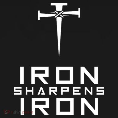 Iron Sharpens Iron Christian Faith Women's Hoodie