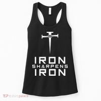 Iron Sharpens Iron Christian Faith Women's Tank Top thumb 0
