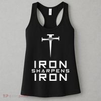 Iron Sharpens Iron Christian Faith Women's Tank Top thumb 3