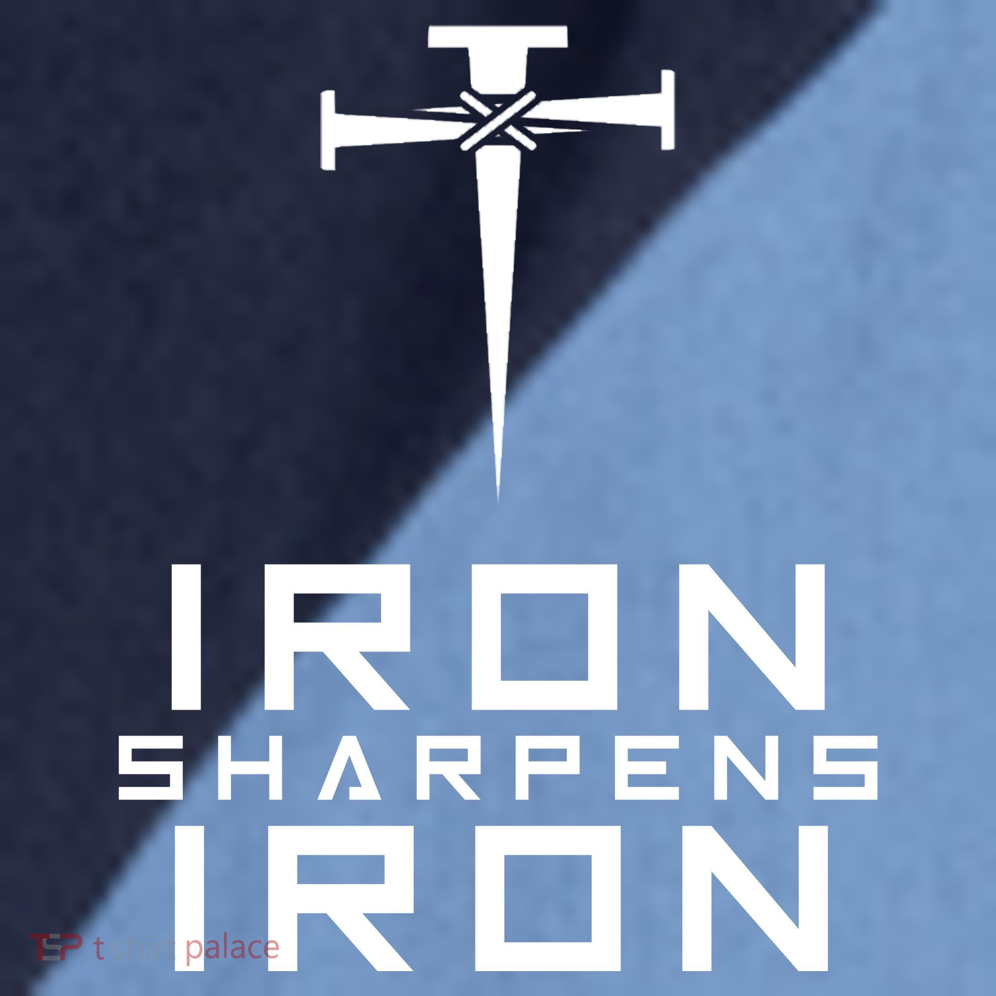 Iron Sharpens Iron Christian Faith Raglan Baseball Sleeve Shirt