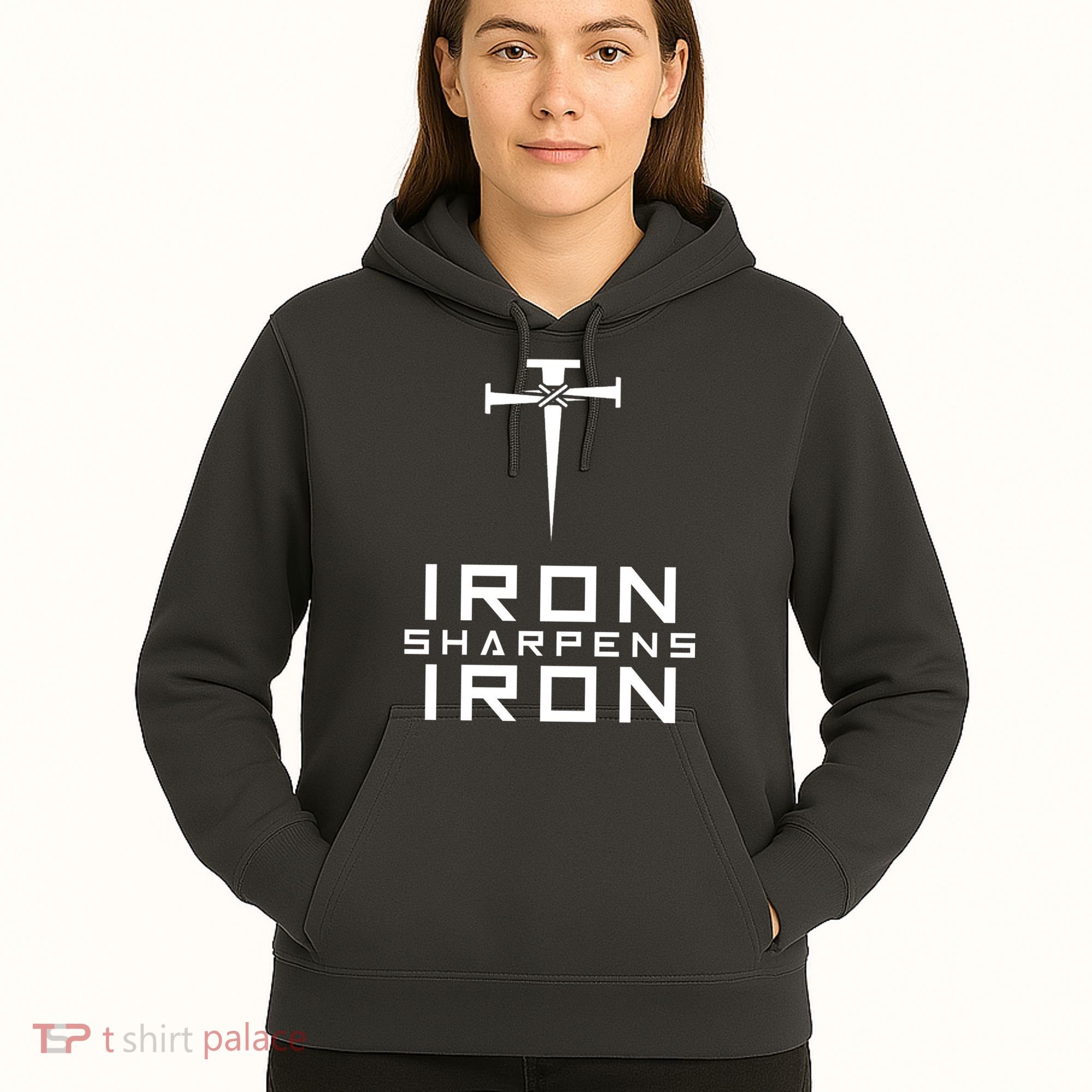Iron Sharpens Iron Christian Faith Hoodie
