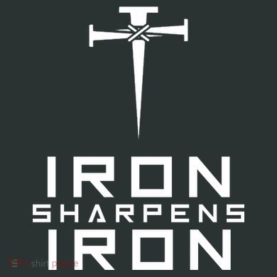 Iron Sharpens Iron Christian Faith Sweatshirt
