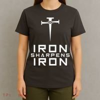 Iron Sharpens Iron Christian Faith T-Shirt thumb 4