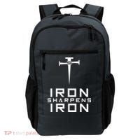 Iron Sharpens Iron Christian Faith Backpack thumb 0