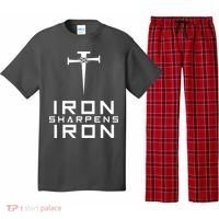 Iron Sharpens Iron Christian Faith Pajama Set thumb 0