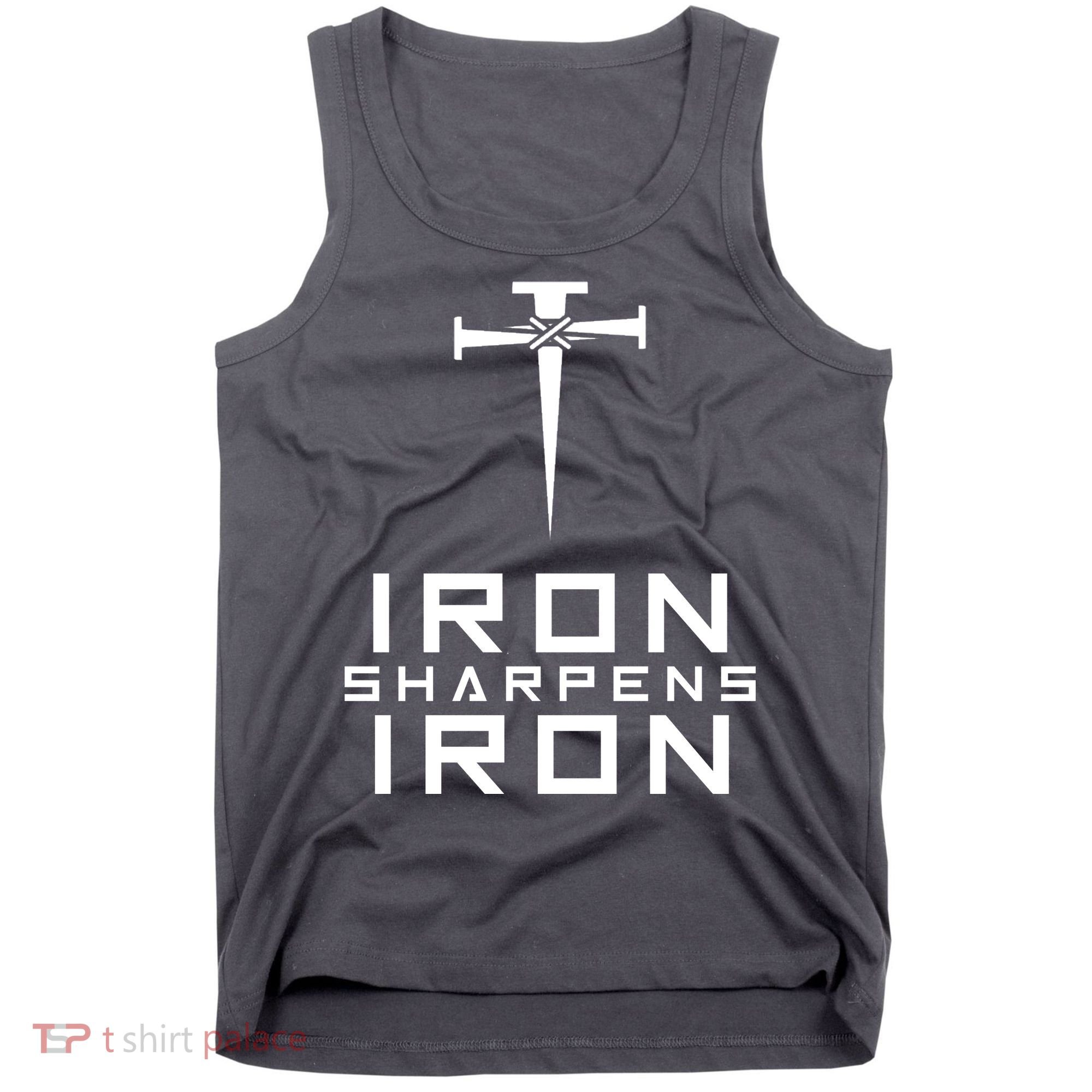 Iron Sharpens Iron Christian Faith Tank Top