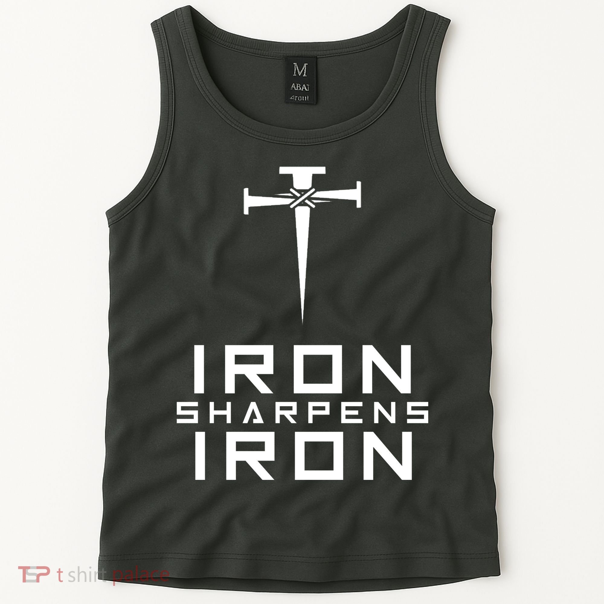 Iron Sharpens Iron Christian Faith Tank Top