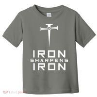 Iron Sharpens Iron Christian Faith Toddler T-Shirt thumb 0