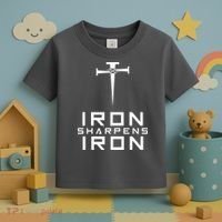 Iron Sharpens Iron Christian Faith Toddler T-Shirt thumb 3