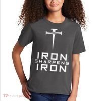 Iron Sharpens Iron Christian Faith Kids T-Shirt thumb 2