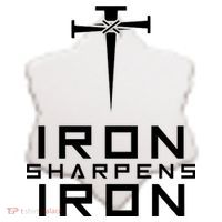 Iron Sharpens Iron Christian Faith Ceramic Ornament thumb 2