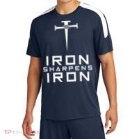 Iron Sharpens Iron Christian Faith Sport-Tek Competitor United Soccer Jersey thumb 0