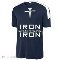 Iron Sharpens Iron Christian Faith Sport-Tek Competitor United Soccer Jersey thumb 2