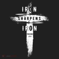 Iron Sharpens Iron Proverbs 2717 Christian Beanie thumb 2