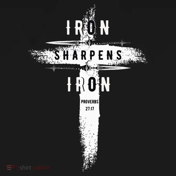 Iron Sharpens Iron Proverbs 2717 Christian Tank Top
