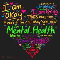 I'm Strong I'm Okay Funny Mental Health Awareness Beanie thumb 2