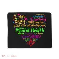 I'm Strong I'm Okay Funny Mental Health Awareness Mousepad thumb 0