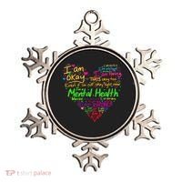 I'm Strong I'm Okay Funny Mental Health Awareness Ornament thumb 0