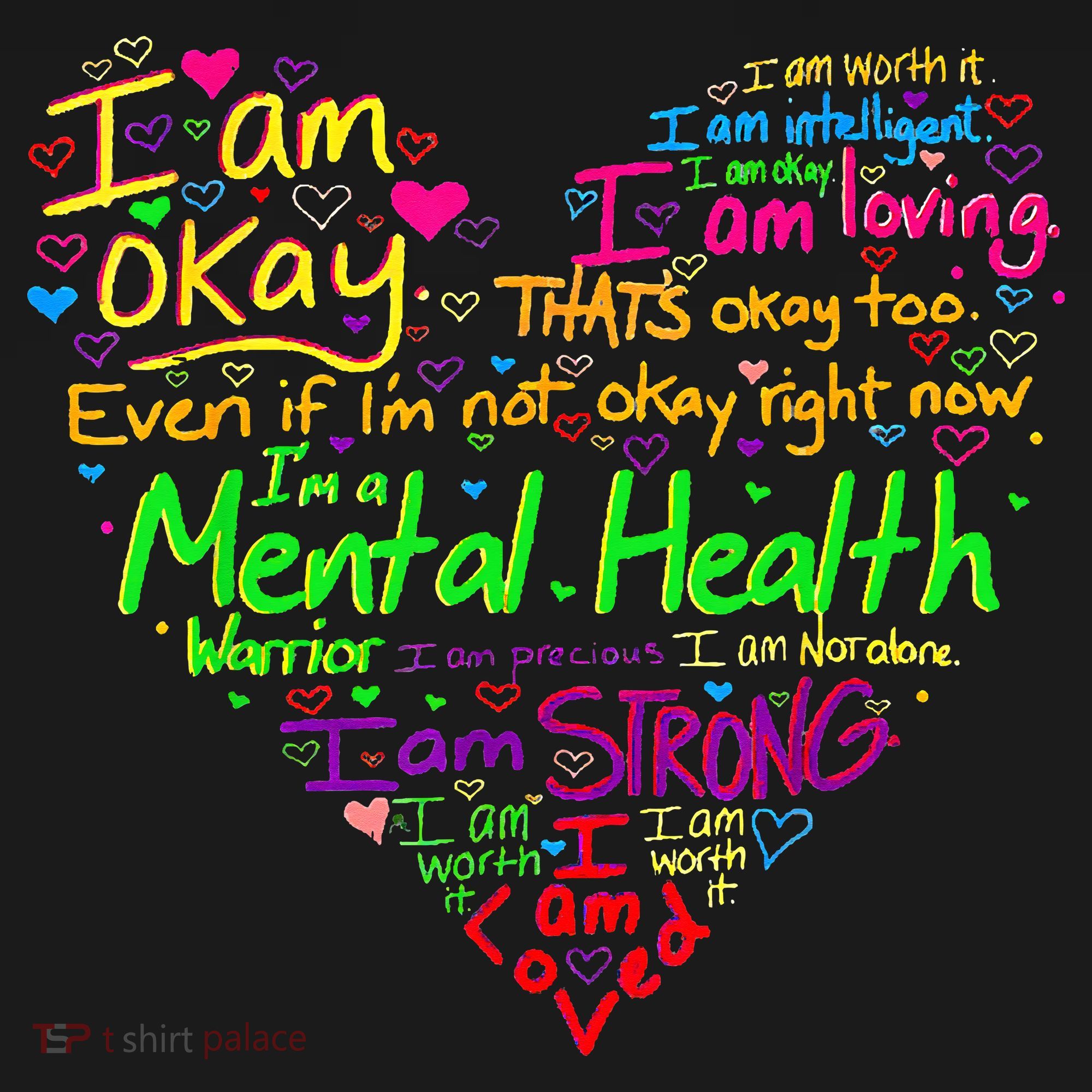 I'm Strong I'm Okay Funny Mental Health Awareness Women's Tank Top