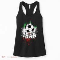 Iran Soccer Iranian Football Persian Futbol Women's Tank Top thumb 0