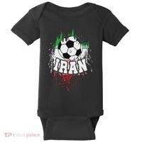 Iran Soccer Iranian Football Persian Futbol Baby Bodysuit thumb 0